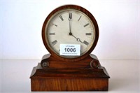 Antique rosewood cased clock,