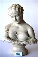 Antique Parian Ware figure of a maiden,