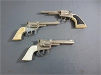 (3) Hubley Cap Guns