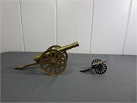 Metal and Brass Canons