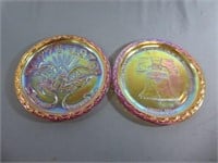 Cool Carnival Glass Liberty and Centennial Dishes