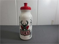 Milwaukee Bucks Autographed Water Bottle -