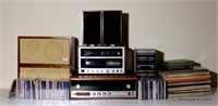 Stereo Amp / AR15 Stereo / 4 Speakers & Music Lot
