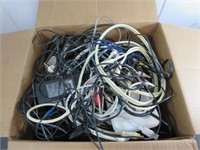 *Box of Electronics and Cords