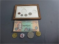 Coins, Tokens and Foreign Paper Currency