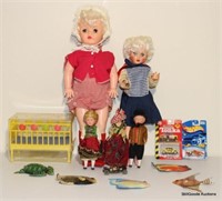 14 Pc Lot - Vintage Toys & Dolls