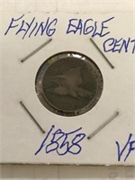 1858 FLYING EAGLE PENNY