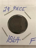 1964 2 CENT PIECE