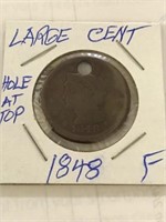1848 LARGE PENNY