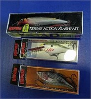 3 new in the box Rapala lures / baits
