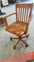 Bombay Adjustable Rollling Wooden Chair