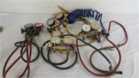 Four sets of A/C testers