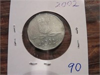 2002 FOREIGN COIN