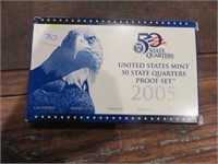 2005 UNITED STATES MINT 50 STATE QUARTERS PROOF