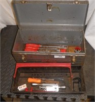 Craftsman Tool Box with Tray and Tools