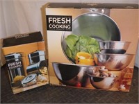 Stainless Steel Canister and Mixing Bowl Sets