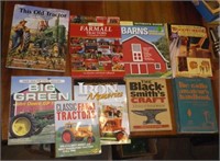 Old Books: Blacksmith, Blueprint Reading, Tractors