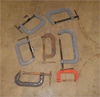 7 Large C Clamps