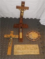 2 Crosses, Last Supper Plaque