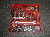 Gear Wrench 7 Pc. SAE Ratcheting Flex Head Wrench