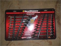 GearWrench 20 Pc. SAE/Metric Ratcheting Wrench Set