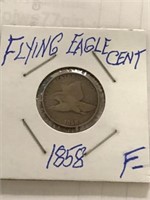 1858 FLYING EAGLE PENNY