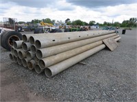 Appox. (21) 10" x 30' Gated Irrigation Pipe