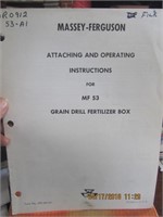 Massey-Ferguson Grain Drill Fertilizer Box MF53