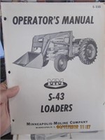 50's Minn.-Moline S-43 Loaders Operator's Manual