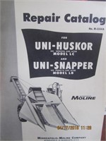 50's Minn.-Moline Uni-Huskor & Snapper Repair