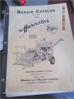 The Harvestor "69" Repair Catalog-Minn.-Moline Co