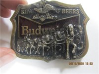 1982 King of Beers Budweiser Belt Buckle