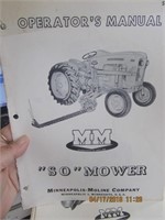 50's Minn.-Moline "SO" Mower Operator's Manual