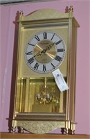 Commodore Brass Mantle Clock  Quartz