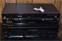 Toshiba VCR & Scott Dual Tape Deck