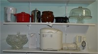 Shelf Lot SMall Kitchen Appliances and More