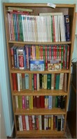 Bookshelg Unit With Contents Of Cookbooks