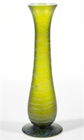 IMPERIAL ATTRIBUTED FREE HAND ART GLASS VASE,