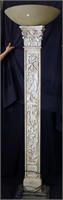 TALL CAST RESIN TORCHIERE