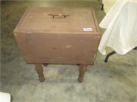 Primitive style sewing box