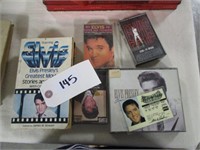 Elvis books, tapes and CDs