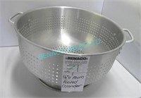 1X, 16"D ALUM FOOTED COLANDER