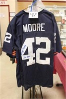 Autographed football jersey: