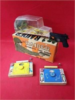 Marx Raider Target Range with Toy Radios