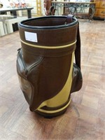 Small leather golf bag