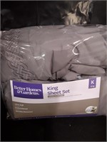 King Sheet Set, Ultra Soft, Embroidered, and