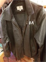 Timothy daniels leather jacket size L