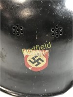 WW2 Black German Police Helmet
