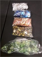 Mega Beads, various colors. No string.