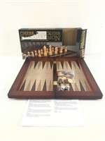 Chess Checkers Backgammon. Missing chess pieces.